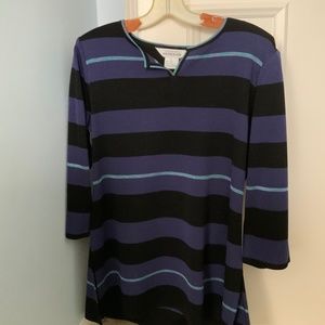 Striped knit top